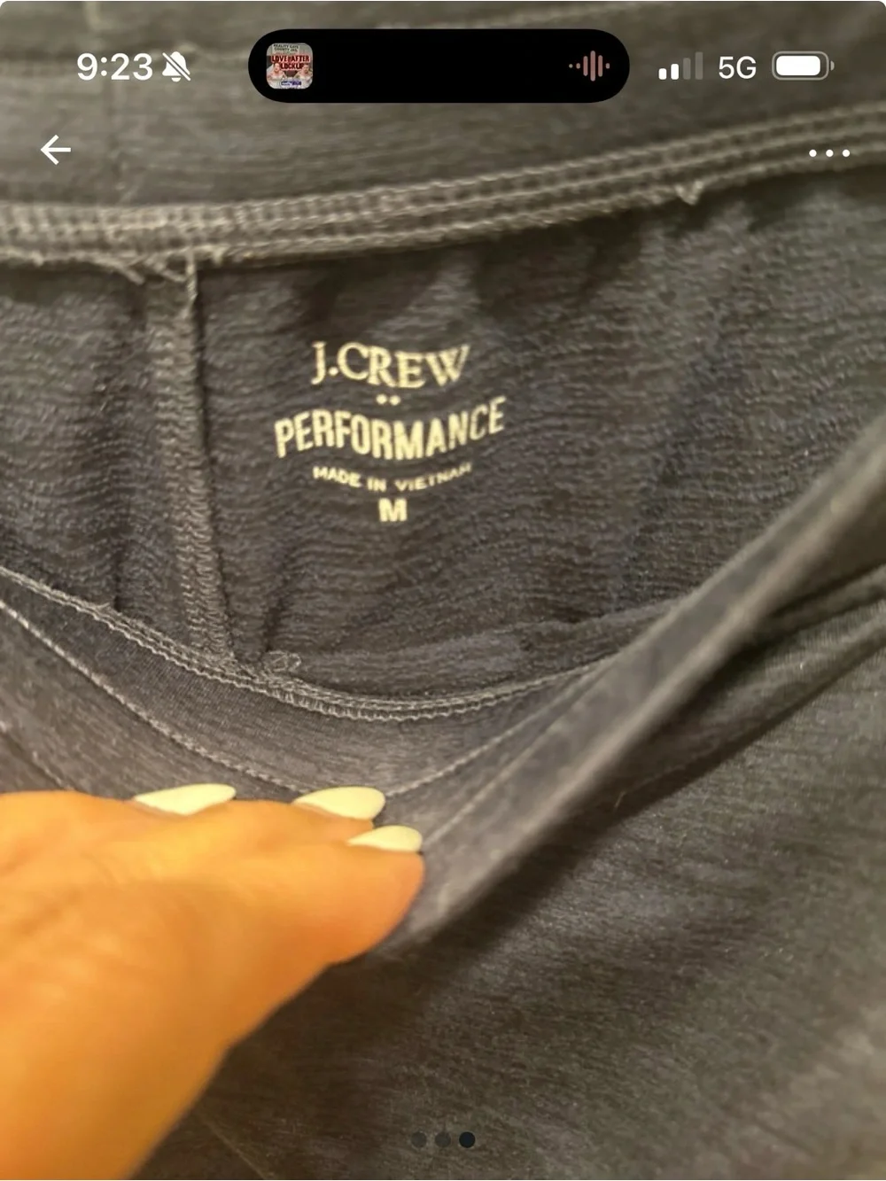 J. Crew Performance Men's Navy Joggers